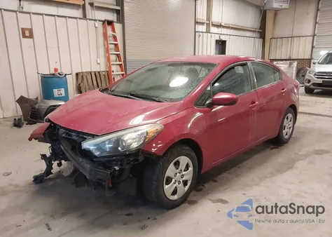 2016 Kia Forte Lx z USA, uszkodzony, nr VIN KNAFK4A63G5612296